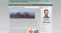 Desktop Screenshot of jameskovacs.com