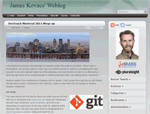 Tablet Screenshot of jameskovacs.com